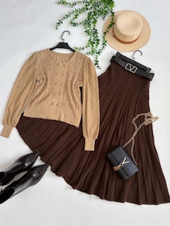 دامن بافت چین کد9031