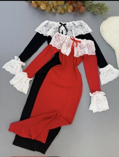 پیراهن دانتل کد9028