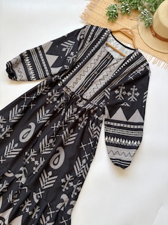 پیراهن طرح ترمه کد8137